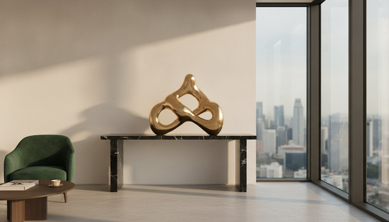 Abstract Metal Sculpture Guide: Modern Art for Singapore