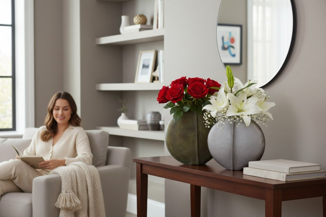 The Beauty Of Glass and Aluminium Vases