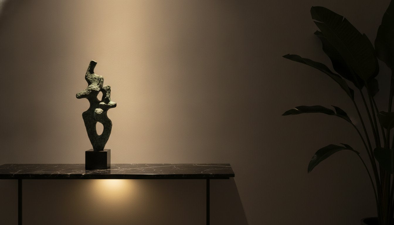 Lighting a Sculpture from Below: A Guide to Dramatic Home Decor