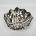 EHAIKA Sea Shell Wine Chiller / Sashimi Serving Platter  - Dinner Party, Artisanal Aluminium Dinning Tableware