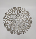 EHAIKA Sea Coral Design Large Opening Fruit Bowl - Dinner Party, Aluminium Dinning Tableware