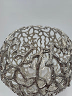 EHAIKA Sea Coral Design Small Opening Fruit Bowl - Dinner Party, Aluminium Dinning Tableware