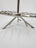 EHAIKA Sea Coral 2 Tier Snack /Cake Server Stand - Aluminium Decorative Dinning Tableware