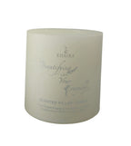EHAIKA 2 Wicks Ocean Breeze Scented Pillar Candle 10 x 10 cm – Smokeless, Dripless, 40 hours Burning