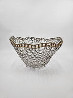 EHAIKA Sea Coral Fruits Basket Bowl (Extra Large) - Aluminium Decorative Dinning Tableware