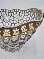 EHAIKA Sea Coral Fruits Basket Bowl (Large) - Aluminium Decorative Dinning Tableware