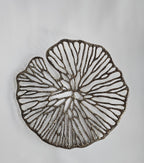 EHAIKA Wall Decoration Art (XL) - Aluminum Gilded Lily Pad – Dual Tone Gold & Bronze Finished