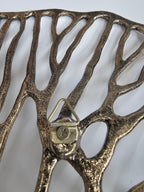 EHAIKA Wall Decoration Art (XL) - Aluminum Gilded Lily Pad – Dual Tone Gold & Bronze Finished