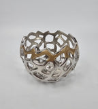 EHAIKA Sea Coral Votive Candle Bowl (Small) - Aluminium Decorative Dinning Tableware