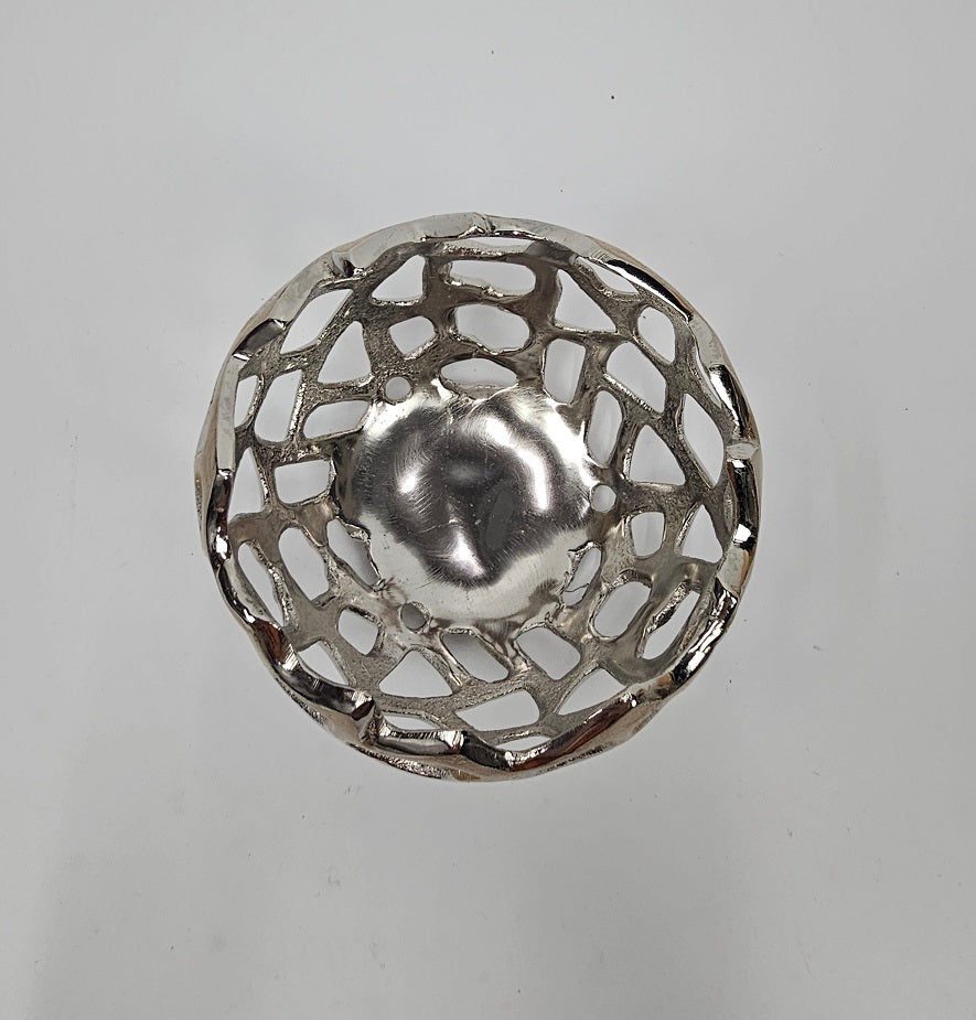 EHAIKA Sea Coral Votive Candle Bowl (Small) - Aluminium Decorative Dinning Tableware