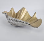 EHAIKA Sea Shell Wine Chiller Holder - Aluminium Decorative Home Decoration Dinning Tableware