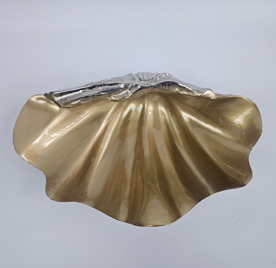 EHAIKA Sea Shell Wine Chiller Holder - Aluminium Decorative Home Decoration Dinning Tableware