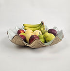 EHAIKA Sea Shell fruits Bowl / Sashimi Platter Server - Aluminium Decorative Home Dinning Tableware
