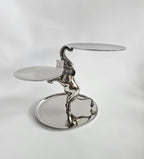 EHAIKA 3 Tier Cake / Fruits Plate On Elephant Sculpture - Safari Decorative Serving Tableware