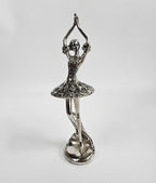 EHAIKA Ballerina Classical Silver Colour Statue (Big) – Home Office Table Top Lady Ballet Dancer Sculpture Display Decoration Gift