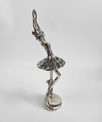 EHAIKA Ballerina Classical Silver Colour Statue (Big) – Home Office Table Top Lady Ballet Dancer Sculpture Display Decoration Gift