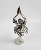 EHAIKA Ballerina Classical Silver Colour Statue (Big) – Home Office Table Top Lady Ballet Dancer Sculpture Display Decoration Gift