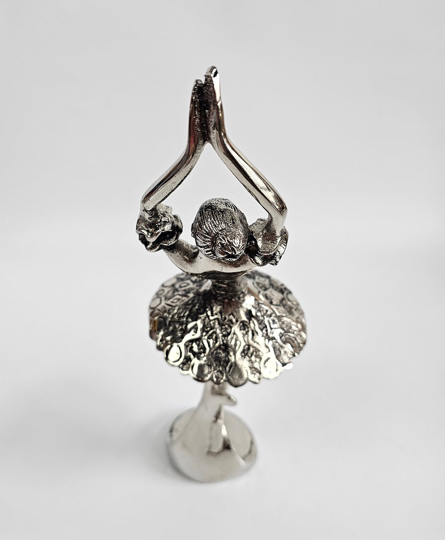 EHAIKA Ballerina Classical Silver Colour Statue (Big) – Home Office Table Top Lady Ballet Dancer Sculpture Display Decoration Gift