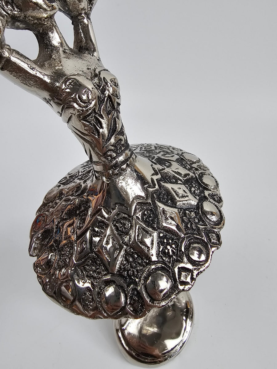 EHAIKA Ballerina Classical Silver Colour Statue (Big) – Home Office Table Top Lady Ballet Dancer Sculpture Display Decoration Gift