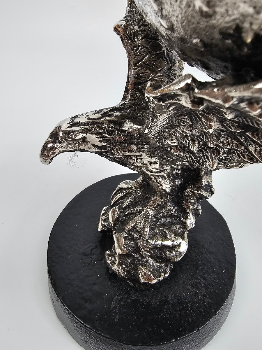 EHAIKA Eagle Bird Aluminium Statue - Key Holder & Accessories Bowl – Home Office Table Top Sculpture Display Decoration Gift