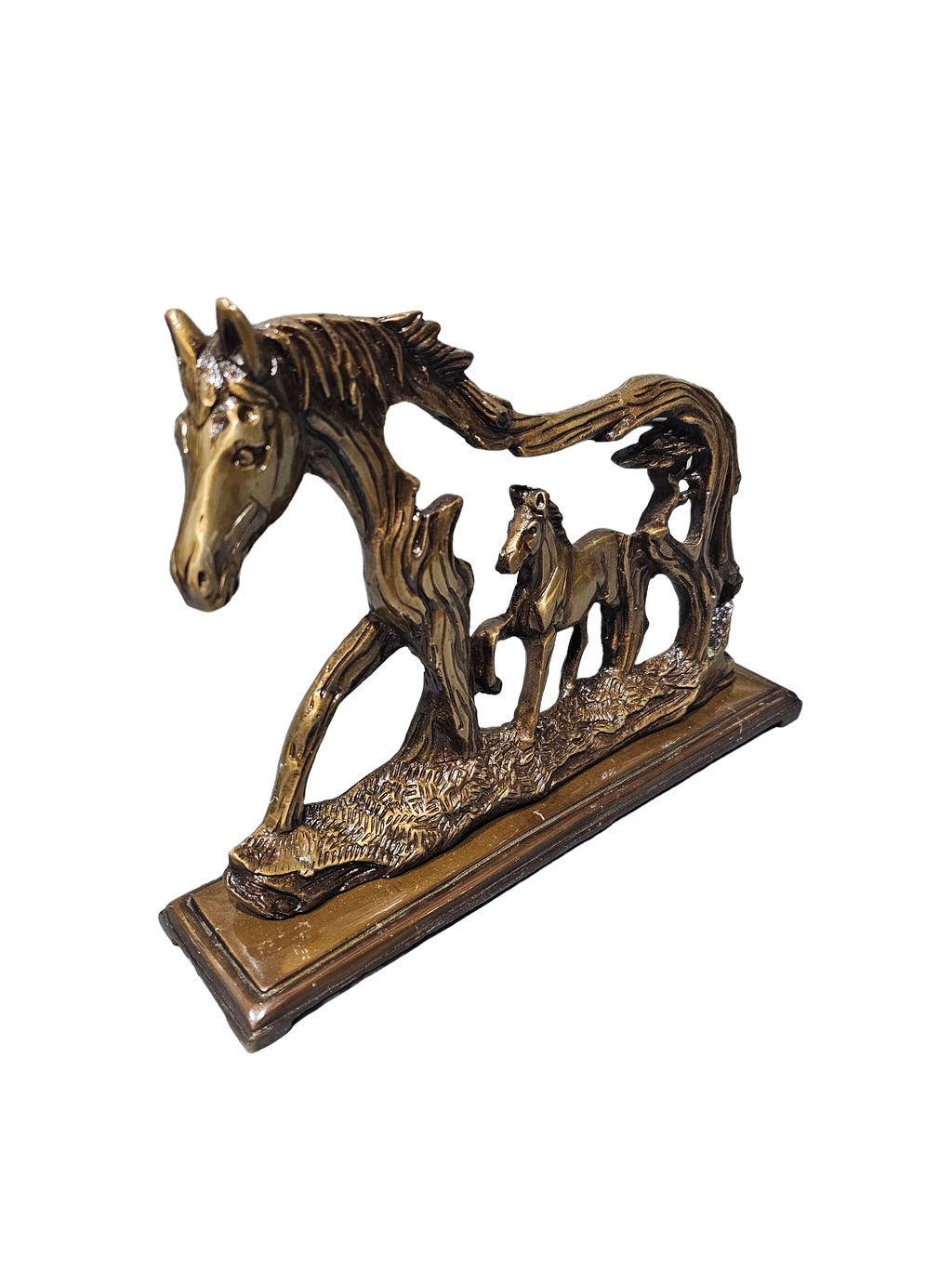 Lucky horse table top design brass bronze for office home display decorations