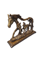 Lucky horse table top design brass bronze for office home display decorations
