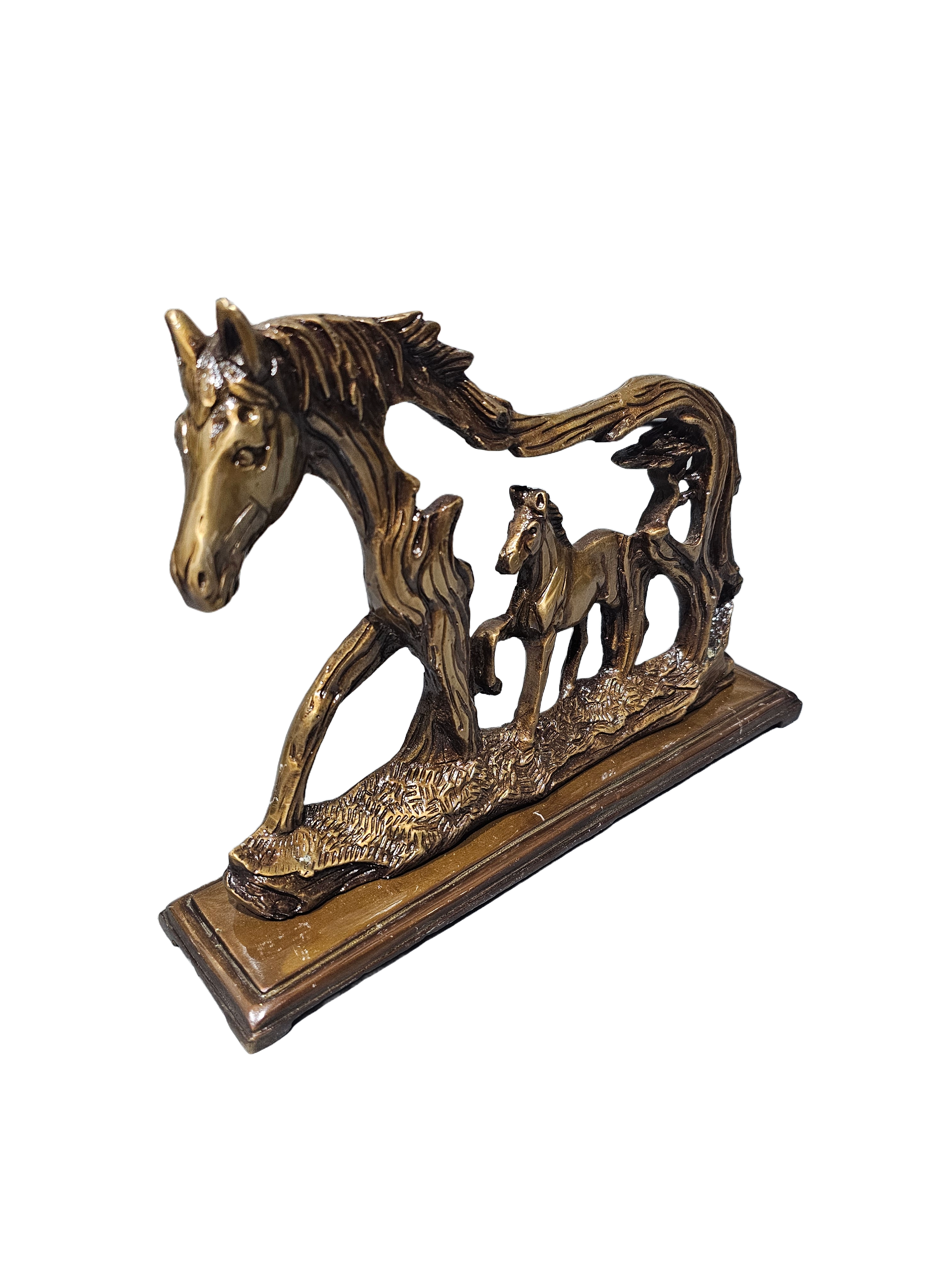 Lucky horse table top design brass bronze for office home display decorations