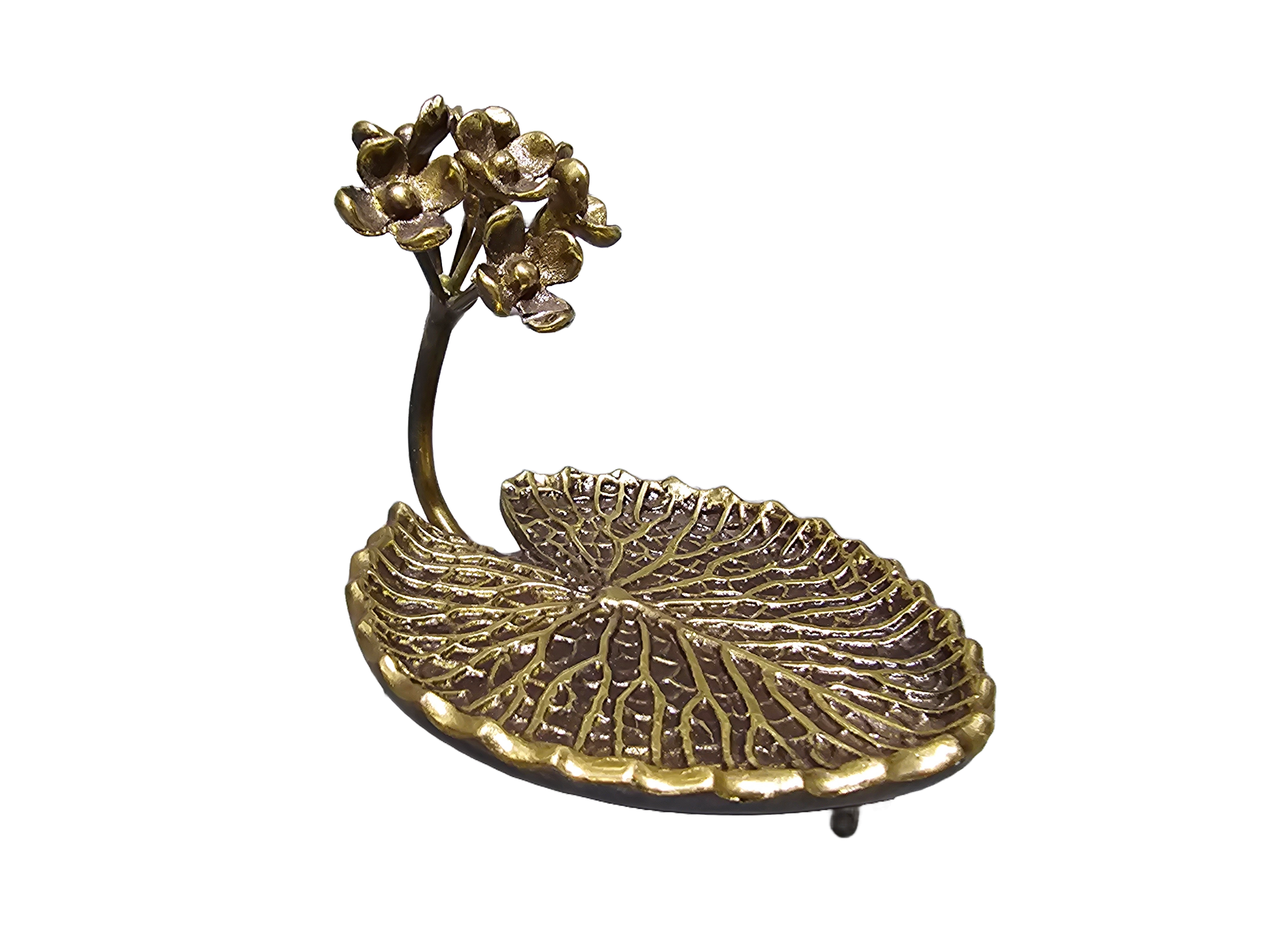 Solid brass bronze home decor kitchen flower dining table design tabletop desktop decoration