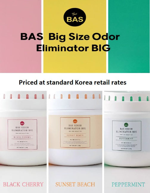 BAS BIG Deodorizer | Odor Eliminator With Fragrance, 1100ML (Bubble Gel Type) - Made in Korea