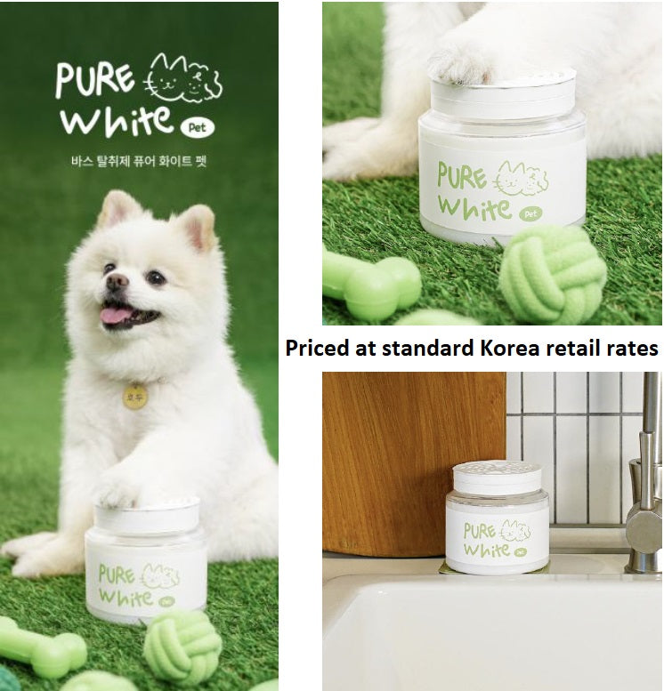 BAS PETS Deodorizer Pure White With Forest Wind Scent, 450g (Solid Type) - Made in Korea