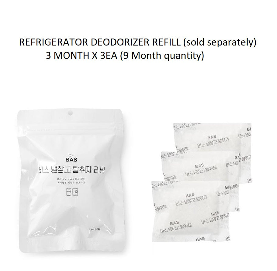 BAS Refrigerator Deodorizer | Fridge Odor Stinky Smell Remover – Made in Korea