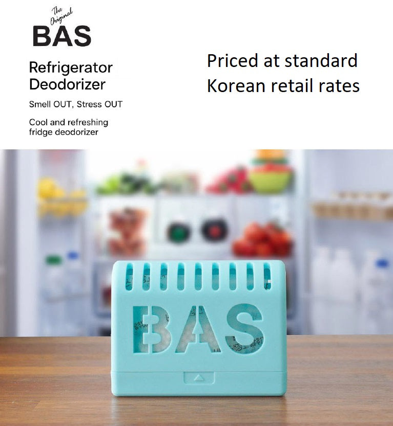 BAS Refrigerator Deodorizer | Fridge Odor Stinky Smell Remover – Made in Korea