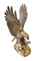Brass Bronze Eagle Courage Animal Statue Decoration Home Office Restaurant Display