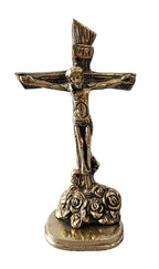 Brass Jesus Hanging On Cross Ornaments Decoration Home Office Church Display