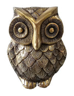 Brass Owl Wisdom Animal Statue Decoration Home Office Restaurant Display