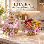 EHAIKA Cake Dome & Footed Bowl Gift Set (U.P. 529.10)