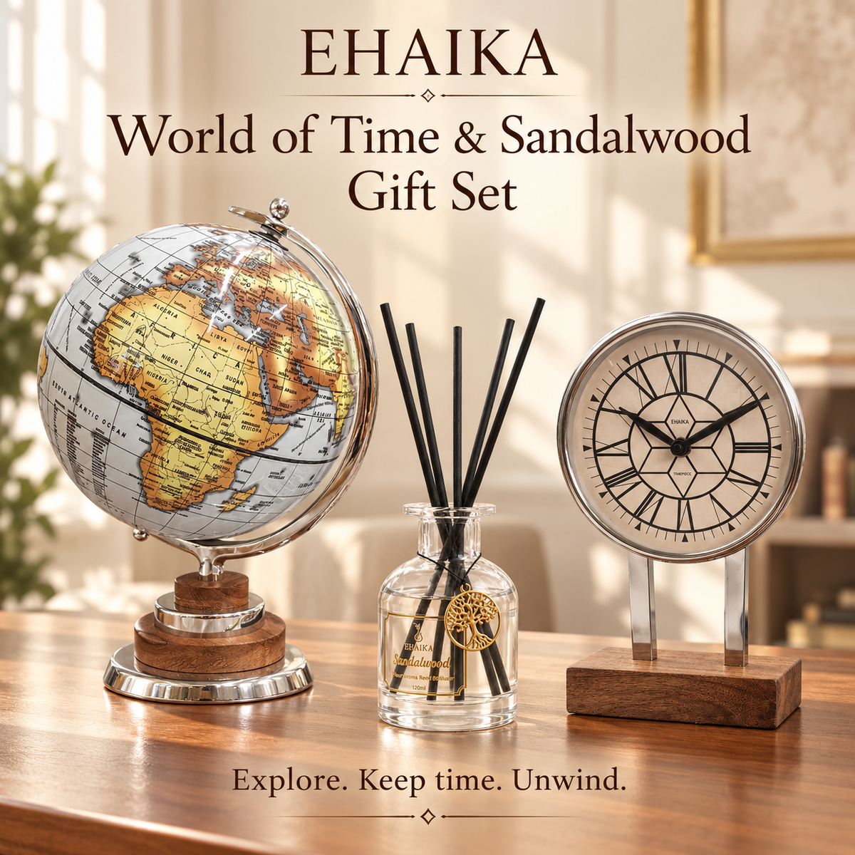 World of Time & Sandalwood Gift Set (U.P. 105.20)