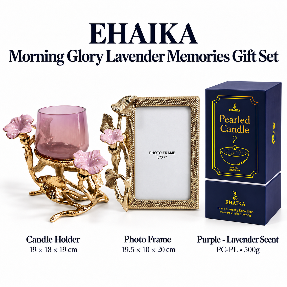 EHAIKA Morning Glory Lavender Memories Gift Set (U.P. $242.40)