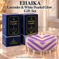 EHAIKA Lavender & White Pearled Glow Gift Set (U.P. 75.30)