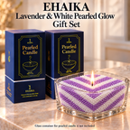 EHAIKA Lavender & White Pearled Glow Gift Set (U.P. 75.30)