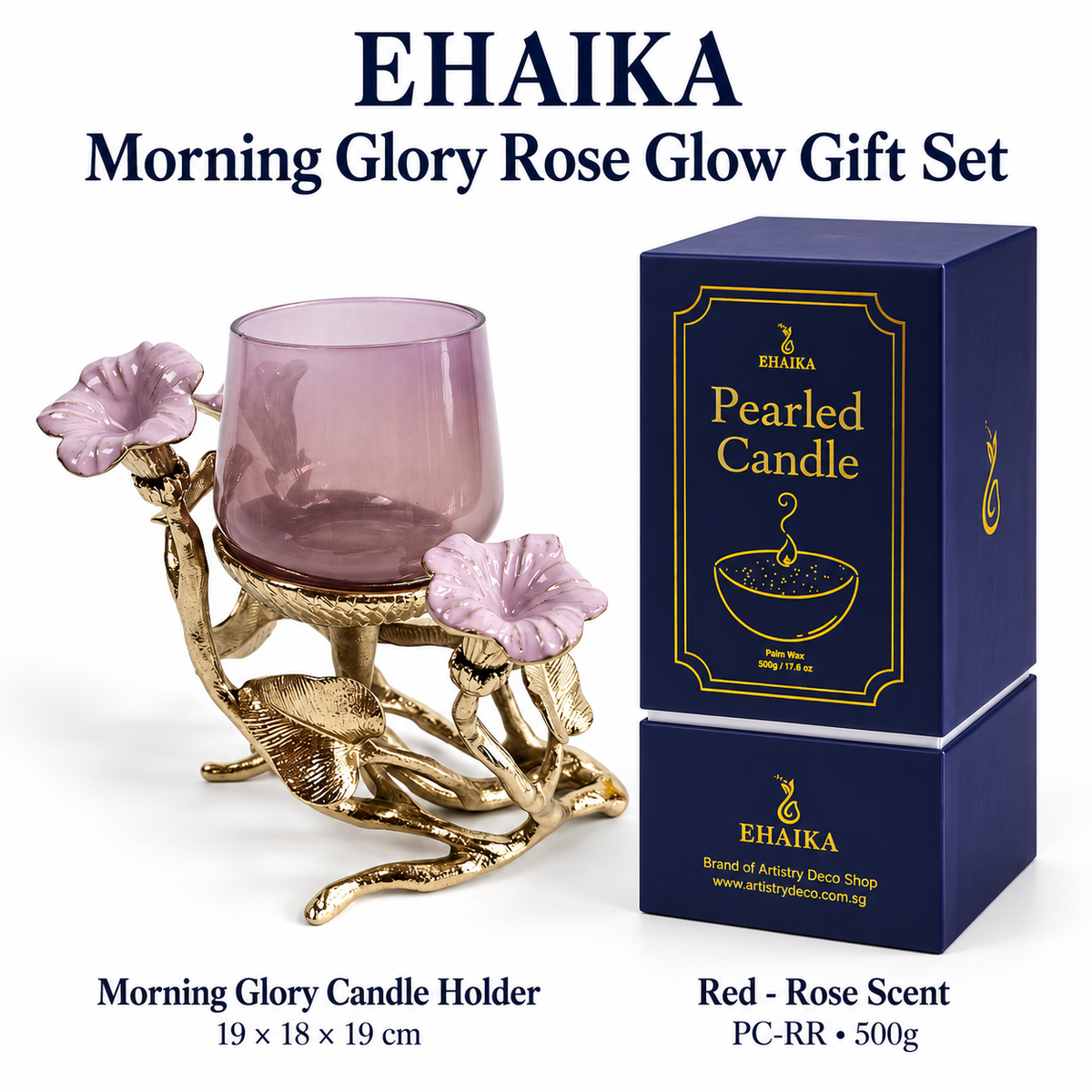 EHAIKA Morning Glory Rose Glow Gift Set (U.P. $166.10)