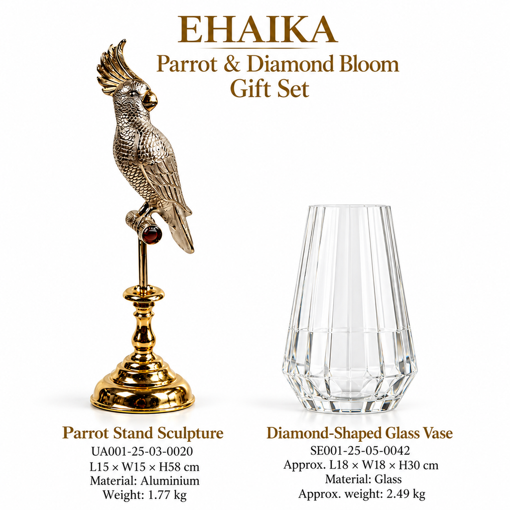 EHAIKA Parrot & Diamond Bloom Gift Set (U.P. $193.80)