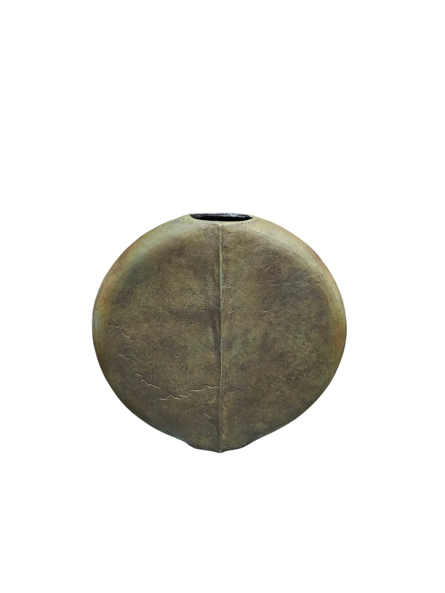 EHAIKA Elegant Coated Aluminium Vase, Slim Round Shaped  – Modern Home Office Restaurant Décor