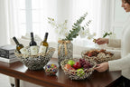 EHAIKA Sea Coral Vase, Candle Holder & Bowl (Set of 5)  - Aluminium Decorative Dinning Tableware