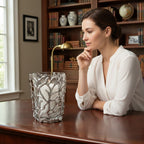 EHAIKA Sea Coral (Small) Flower Vase / Candle Holder With Glass Insert - Aluminium Tabletop Decoration