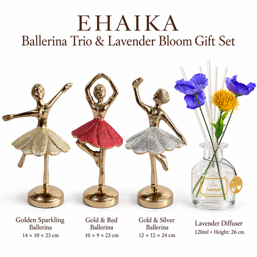 Ballerina Trio & Lavender Bloom Gift Set (U.P. 114.30)