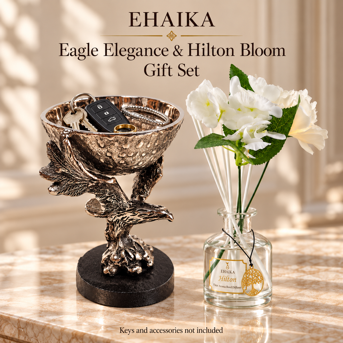 EHAIKA Eagle Elegance & Hilton Bloom Gift Set (U.P. $68.10)