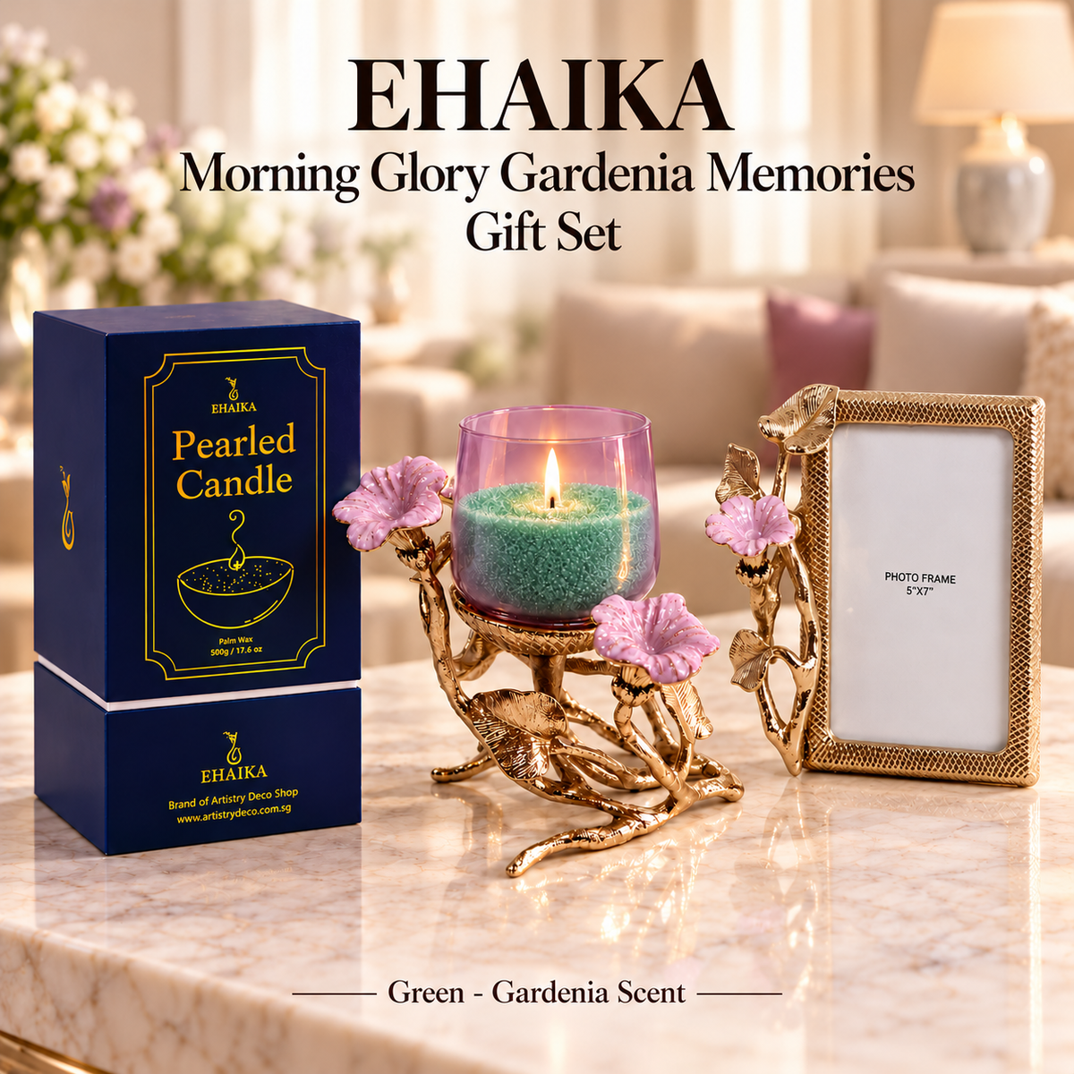 EHAIKA Morning Glory Gardenia Memories Gift Set (U.P. $242.40)