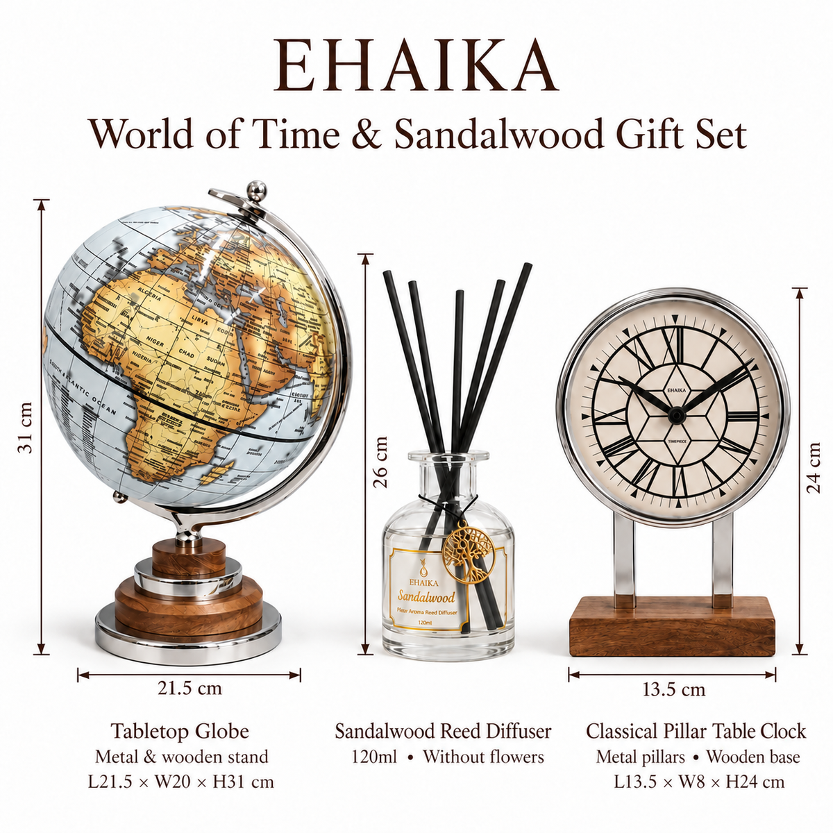 World of Time & Sandalwood Gift Set (U.P. 105.20)