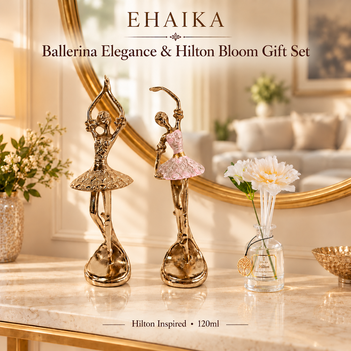 Ballerina Elegance & Hilton Bloom Gift Set (U.P. $170.40)